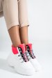 Pantofi sport white fuchsia lblv11118